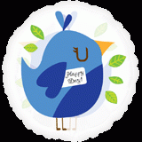 18"透明球-藍鵲(17967)  240.NTD