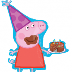 33" 佩佩豬生日鋁箔球 (31300)  560.NTD