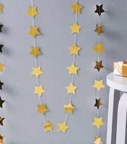 亮金.銀 星星吊飾4米長 79.NTD