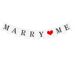 求婚 MARRY ME 掛旗(小) 119.NTD