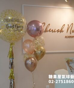 36吋透明乳膠球+亮片*1.4D球串*1  3000.NTD