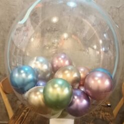 24吋日本泡泡球+驚喜抱抱筒(可放入紙鈔)2500.NTD