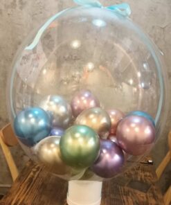 24吋日本泡泡球+驚喜抱抱筒(可放入紙鈔)2500.NTD