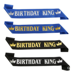 老公男朋友男女閨蜜生日快樂 birthday king夜店酒吧派對肩带皇冠139.NTD