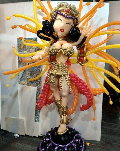 氣球驚喜佈置｜生日派對設計案例【糖果屋氣球】