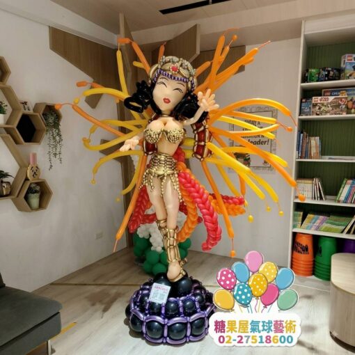氣球驚喜佈置｜生日派對設計案例【糖果屋氣球】
