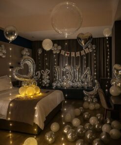 生日派對氣球驚喜設計，提供大台北地區外送與現場佈置服務。